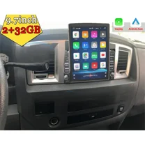 Zcargel 9.7" Car Stereo Radio 2 32G Android 15 GPS Navigation Head Unit with CarPlay Android Auto, Radios for Cars Bluetooth, Touchscreen In-Dash Multimedia, for Dodge Ram 1500 2500 3500 2006-2008