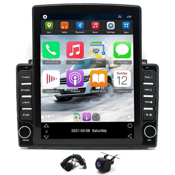 Zcargel 9.7in Android 13 Car Stereo GPS Navigation 2+32G for Nissan Frontier/Xterra 2009-2014, Built-in Wireless CarPlay Android Auto, Bluetooth WiFi FM/RDS SWC, Mirror Link