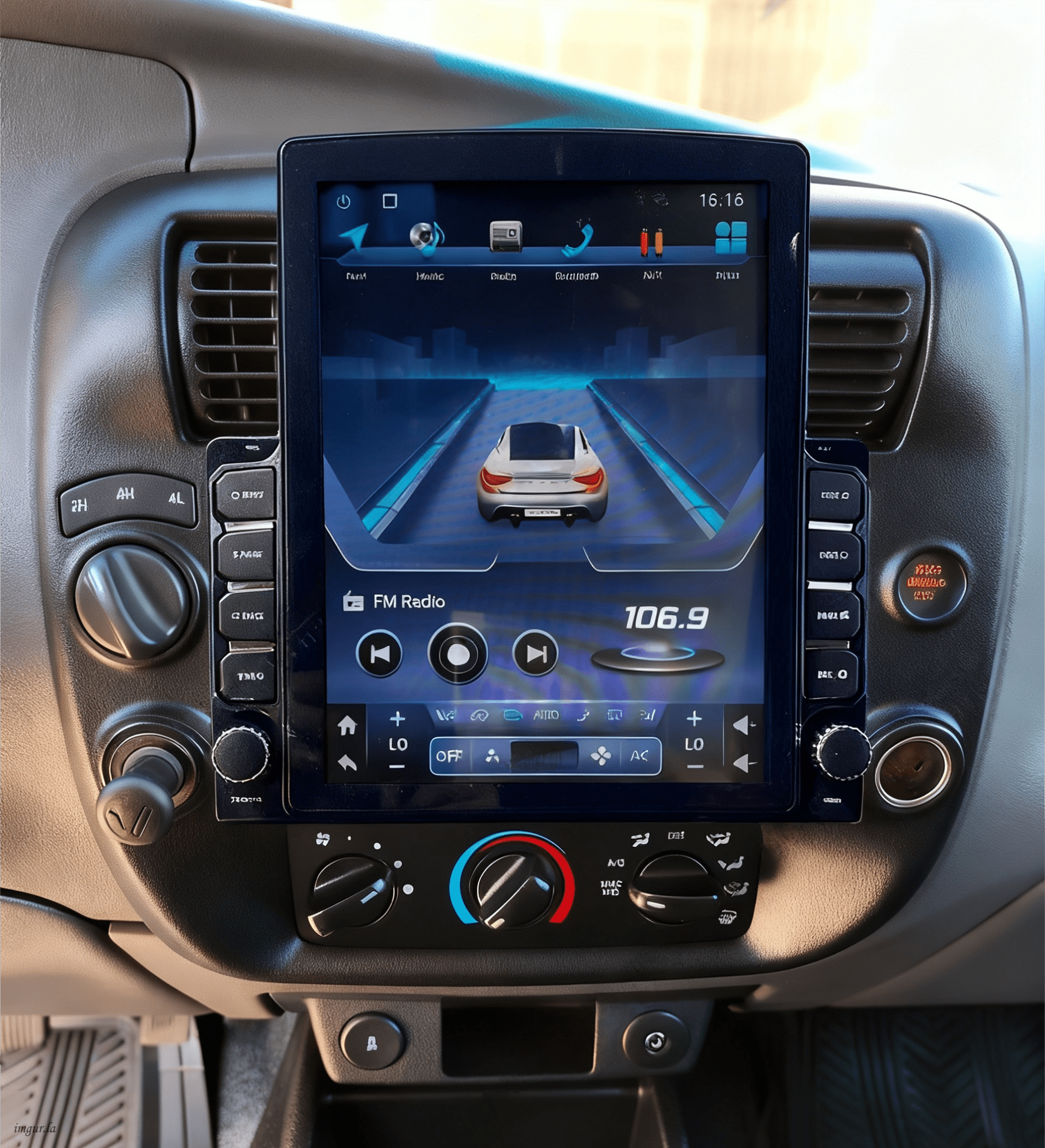 Zcargel 9.7in Android Car Stereo for Ford Ranger 1993–1997, Double Din ...