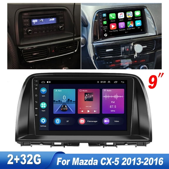 Zcargel 9 Touch Screen Car Radio Stereo for Honda Vezel HR-V 2014-2019 Android 13 Car GPS Navi Radio Stereo CarPlay Support Wireless CarPlay Android Auto Bluetooth FM Backup Camera Microphone