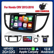 Zcargel Android 13 Car Stereo for Honda CRV 2012 2013 2014 2015 2016 Wireless Apple CarPlay Android Auto 9 Inch Touch Screen GPS Navigation WiFi HiFi Bluetooth FM Car Radio with Backup Camera Mic