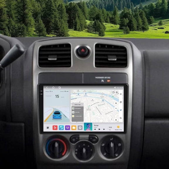 Zcargel 7" Touchscreen Double Din Car Stereo Android 13, 2+32GB Multimedia Player, Carplay Screen for Car with Car Play Android Auto, GPS Navigation WiFi DSP+RDS Audio, for Chevy Colorado 2004-2012