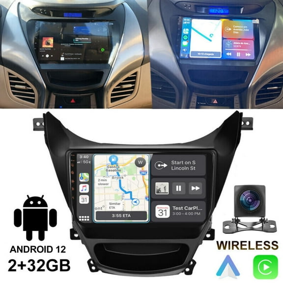 Zcargel Android 130 Car In-Dash Unit, for Hyundai Elantra 2011-2013, 9 Inch, 32GB