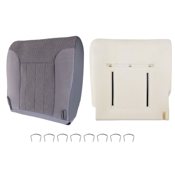 Zcargel Bottom Seat Cover and Foam Cushion Cloth Front Driver Side Fits for Ram 1500 2500 1994-1997