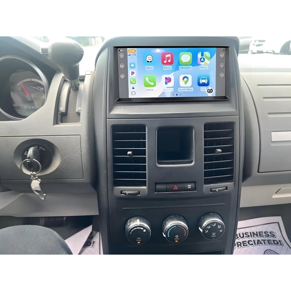 Zcargel Car Navigation Player 7" Android 15 Rear Passenger Entertainment for Dodge Grand Caravan 2008-2010 2G+32G Car Radio Backup Camera Mic