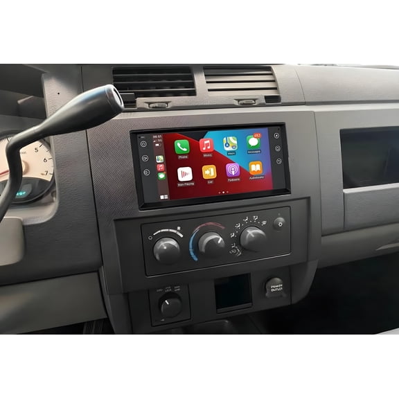 Zcargel Car Navigation Player 7" Android 15 Truck-Specific Interface for Dodge Dakota 2005-2011 2G+32G Car Radio Backup Camera Mic