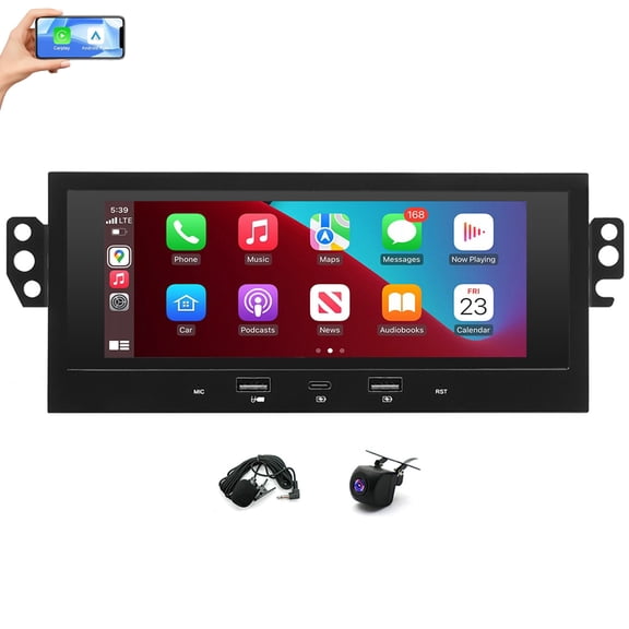 Zcargel Car Radio for Chevy Camaro 1997-2002, 6.86" Android 14 4GB+64GB Wireless CarPlay & Android Auto, GPS Bluetooth WiFi FM/RDS SWC,