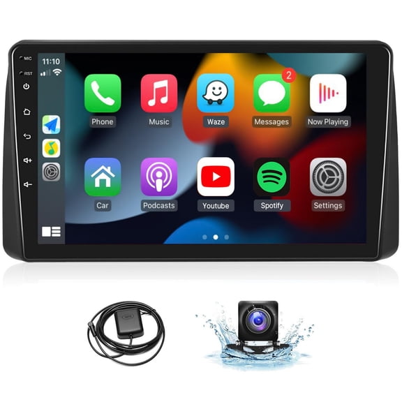 Zcargel Car Stereo 9in 2+64G for Dodge Chrysler with Carplay Android Auto GPS WiFi Bluetooth Mirror Link SWC Stereo Radio