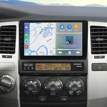 Zcargel Car Stereo Android 13 Double Din 7" 2+32GB GPS Navigation System with WiFi, Wireless CarPlay Android Auto, Bluetooth Car Radio, Touch Screen Radios for Cars, for Toyota 4Runner 2003-2009