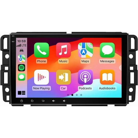 Zcargel Car Stereo Android 13 Double Din 8" IPS Touch Screen Bluetooth Car Radio, Wireless CarPlay Android Auto, GPS Navigation Split Screen USB FM SWC Player, 2+32GB for GMC Acadia 2008-2012