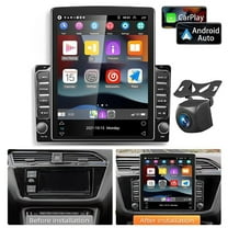 Zcargel Car Stereo Radio 9.7 Inch Android 15 GPS Navigation Head Unit with CarPlay Android Auto 2 32G, Touchscreen Radios for Car Bluetooth WiFi SWC Camera In-Dash Multimedia for Kia Forte 2010-2013