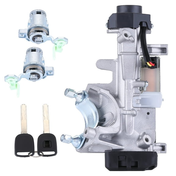 Zcargel Complete Set Ignition Switch Cylinder Door Lock with Keys Replace 72185-S9A-013 for Honda CRV 2002-2006