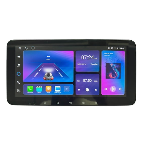 Zcargel Double Din Car Stereo 10.33" Android 15 Car GPS Navi Head Unit, Wireless Carplay, Android Auto, WiFi Bluetooth, SWC, DSP/EQ, AHD Camera, In-Dash Radio Player, for Generic Universal, 2+64GB