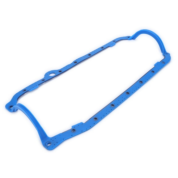 Zcargel Engine Oil Pan Gasket Replace OE XCHJ652-SB, For Chevrolet V8 Small Block Engines, Durable Blue ABS Seal for Reliable Lubrication System Performance and Oil Leak Prevention
