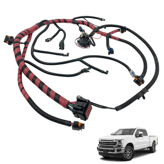 Zcargel Engine Wire Harness Replacement for Ford Super Duty F-250 F-350 FSD 7.3L 1994-1996, Complete Engine Wiring Loom, OE F6TZ9A451F, Professional Installation Recommended