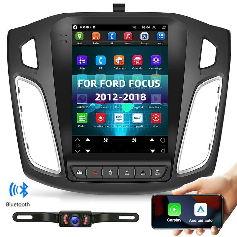 Haarzelf goud Bergbeklimmer Zcargel For 2012-2018 Ford Focus GPS Navi Android 12 Car Stereo Radio 9.7"  Touch Screen in Dash GPS Radio with Navi WiFi Bluetooth FM RDS HiFi EQ SWC  Canbus + Backup Camera - Walmart.com
