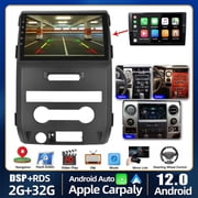 Zcargel For Ford F150 F-150 2009 2010 2011 2012 2013 2014, Android 13 Car Stereo Radio Wireless Carplay Android Auto, 9 Inch Touchscreen Radio with Bluetooth GPS WiFi FM/RDS WiFi+Backup