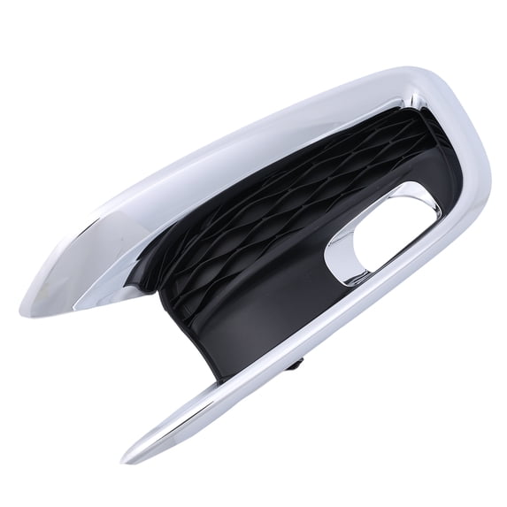 Zcargel Front Right Fog Light Bezel Cover for Infiniti QX60 2016-2020 Replace 62256-9NC1A ABS Black Chrome Glossy Surface