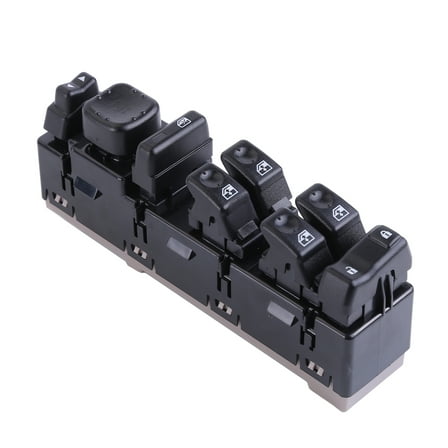 Zcargel Lock & Power Window Switch with Mirror Control Bezel, Front Driver Left for Chevrolet 2003-2006 Escalade, Avalanche, Silverado, Suburban, Tahoe, Sierra, Yukon XL, Direct Replace, OE 15883320