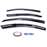 Zcargel Tape-On Window Rain Guards for Toyota Corolla 2020-2025 Sedan Front Rear