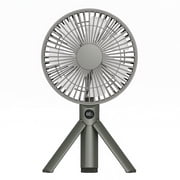 Zcvtbye Camping Fan with LED Display, 4-Speed Handheld & Desk Fan, 3000mAh Rechargeable Portable Fan, Foldable Small Fan for Outdoor Travel Office Desk