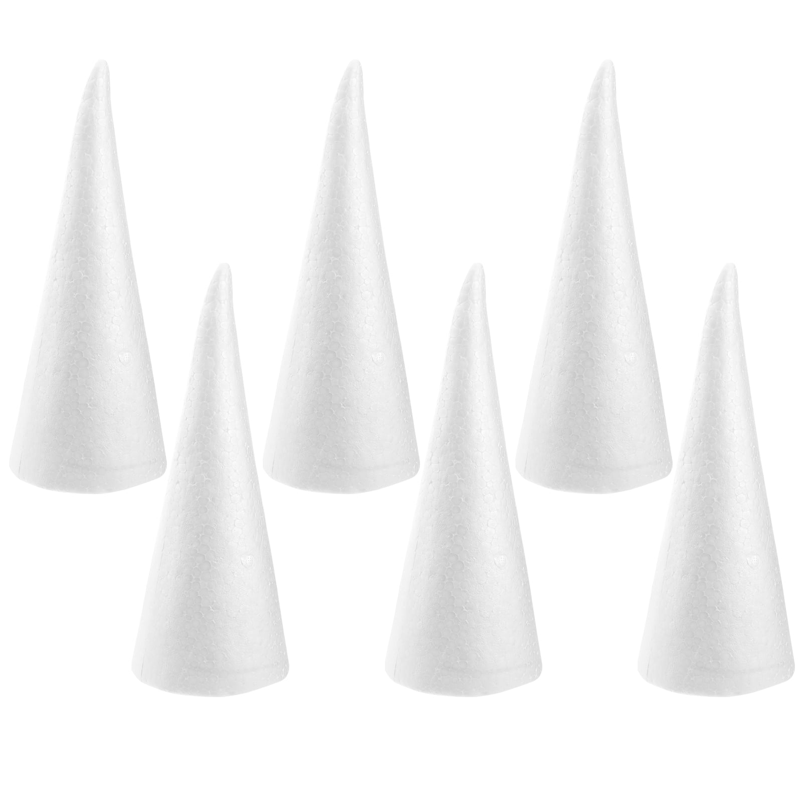 Zcyi 6pcs Craft Cone Shaped for DIY Craft Christmas Tree Table ...