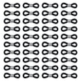 thumbnail image 1 of Zcyifa 100pcs Silicone Eyeglass Chain Ends Adjustable Holder for Men Black, 1 of 10