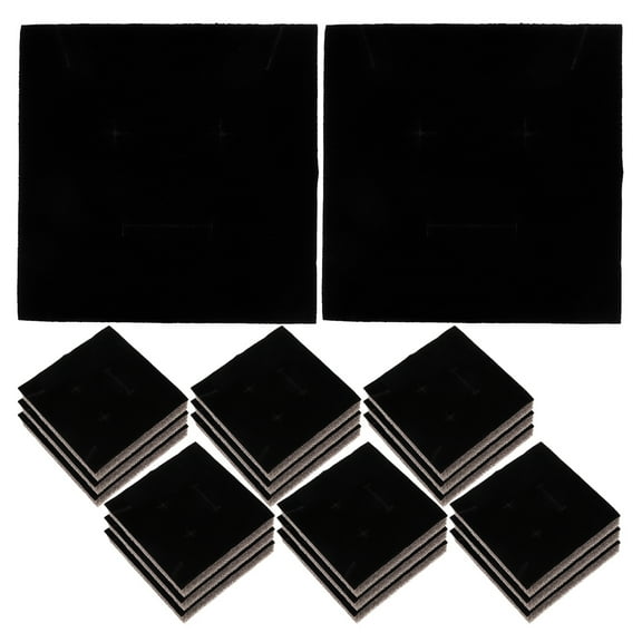 Zcyifa 30Pcs Jewelry Box Insert Ring Earrings Display Sponge Pad Jewelry Box Accessories