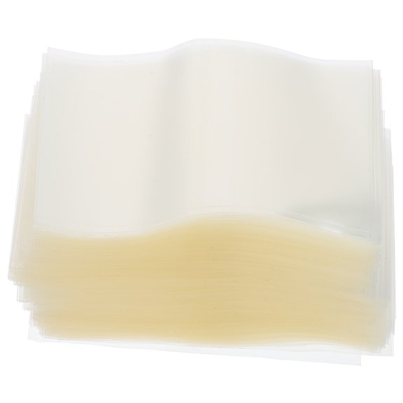 KAKOWELY Heat Shrink Bag Beige for DIY Crafts 400Pcs 3.5x3.8In