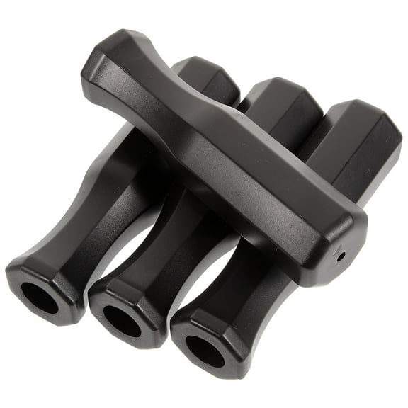 Zcyifa 4Pcs Table Foosball Handles Smooth Grip Soccer Machine Black