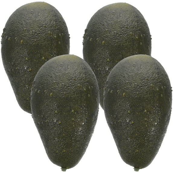 KAKOWELY Artificial Avocado Model Green 4Pcs 3.9In