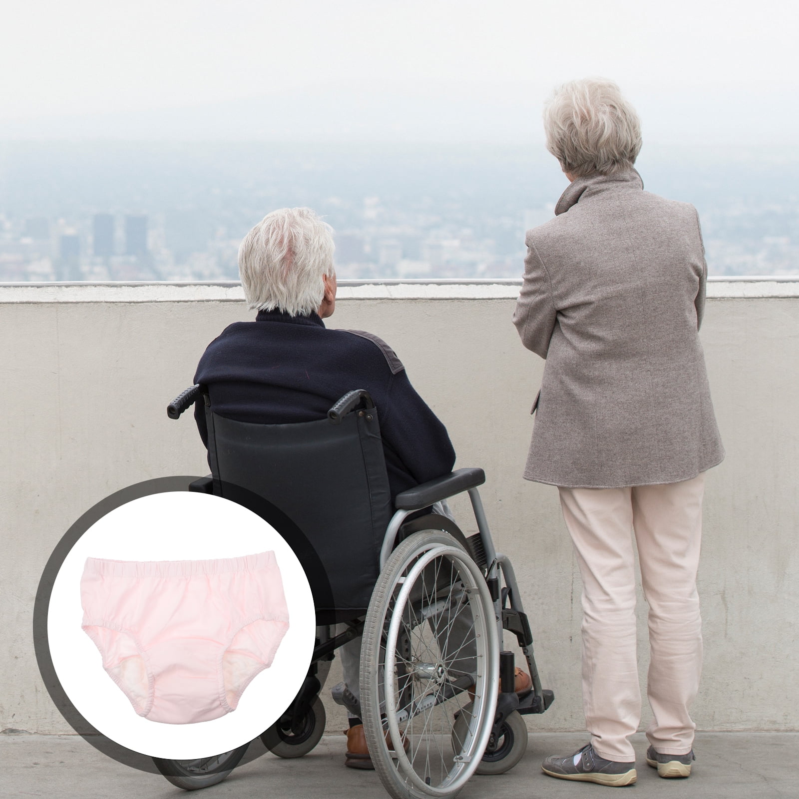 Zcyifa Adult Incontinence Diaper 1pc Reusable Uroclepsia Diaper