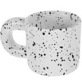 thumbnail image 1 of Zcyifa Aesthetic Ceramic Coffee Mug with Handle and Black Dots - 300ML, 1 of 10