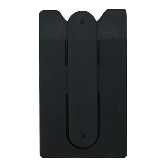 Zcyifa Black Phone Purse Stick-on Wallet Credit ID Sleeve Bracket Pocket