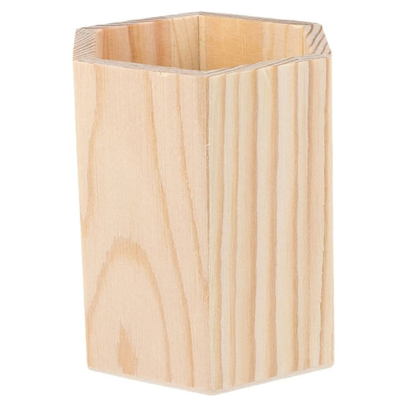 Zcyifa Blank Pen Holder Blank Pen Container Unpainted Brush Pot Stationery Organizer Pencil Holder Makeup Brush Holder