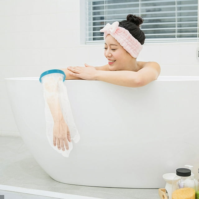 Zcyifa Cast Shower Cover Arm Waterproof Plaster Shower Glove Bath Hand