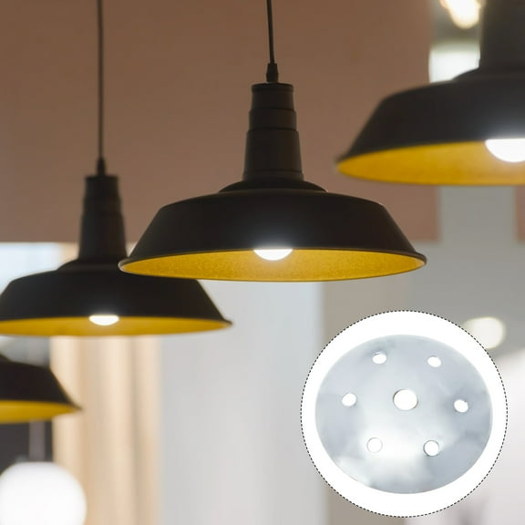 Zcyifa Ceiling Cover Plate 4pcs Ceiling Cover Plate Pendant Lamp Chassis for Ceiling Light Desk Lamp