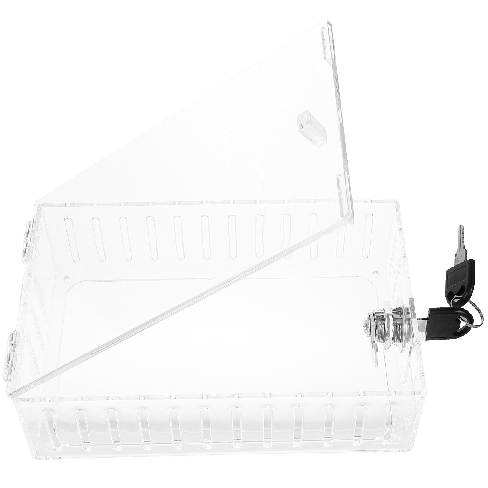 Zcyifa Clear Thermostat Lock Box with Key - 7x4.5x2.1 Inch