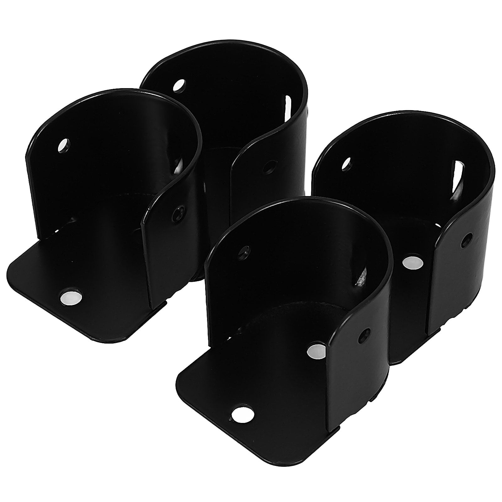 Zcyifa Curtain Rod Flange Holder 4pcs Shower Rod Holder Towel Rod Rod ...