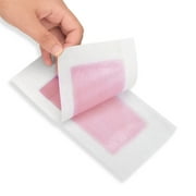 Zcyifa Depilatory Strips 10pcs Professional Hair Removal Wax Strips Double Sided Unhairing Wax Paper for Bikini Leg Body (Pink)
