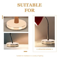 Zcyifa Desktop Lamp Chassis 1 Set of Table Lamp Accessory Desktop Lamp Chassis Floor Lamp Base for Home