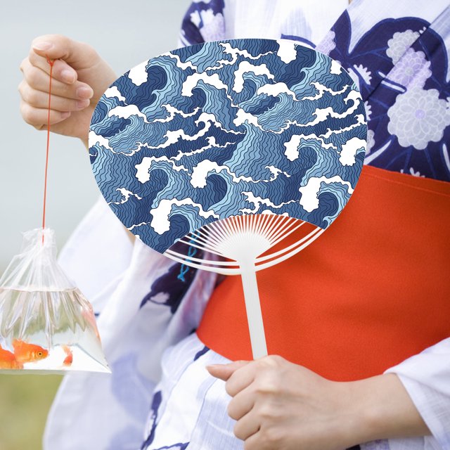 Zcyifa Fan Framework 20pcs Japanese Fan Uchiwa DIY Kit Handheld Fan