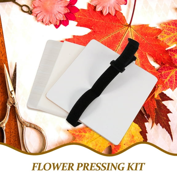 Zcyifa Flower Pressing Kit 1 Set Flowers Press Kit Wooden Dried Flowers Press Plate Plants Press Kit Flower Preservation Kit
