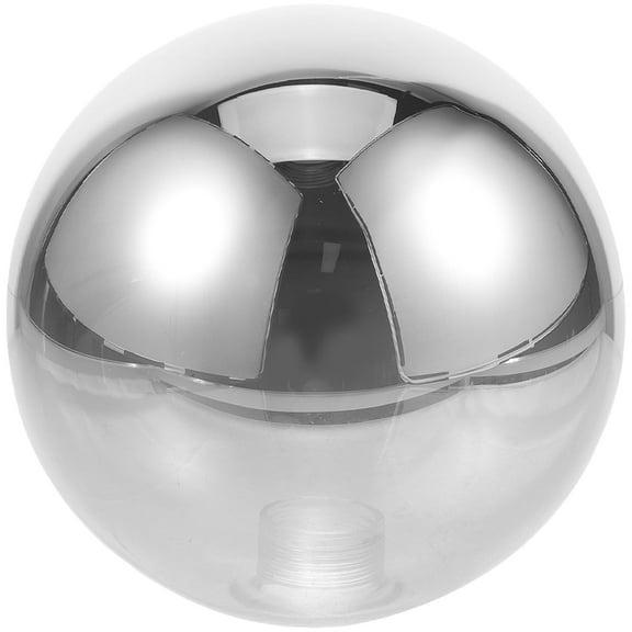 Zcyifa Grey Glass Globe Lamp Shade for G9 Threaded Lamp - 5.89in