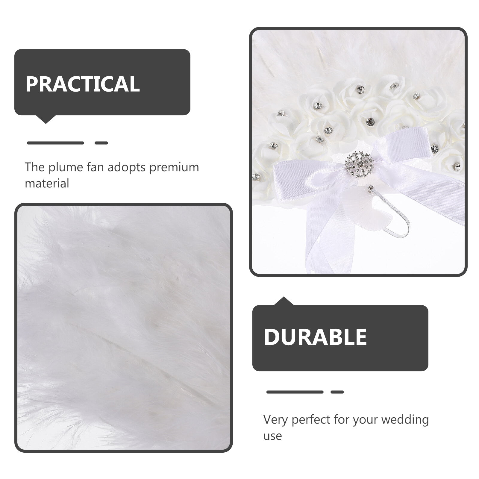 Zcyifa Handheld Plume Fan Handheld Plume Fan Stage Performances Fan