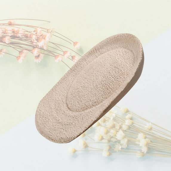 Zcyifa Heel Cushions 1 Pair Comfortable Heel Support Pads Half Shoe Cushions Foot Care Supplies for Women Girls Ladies Khaki Size L