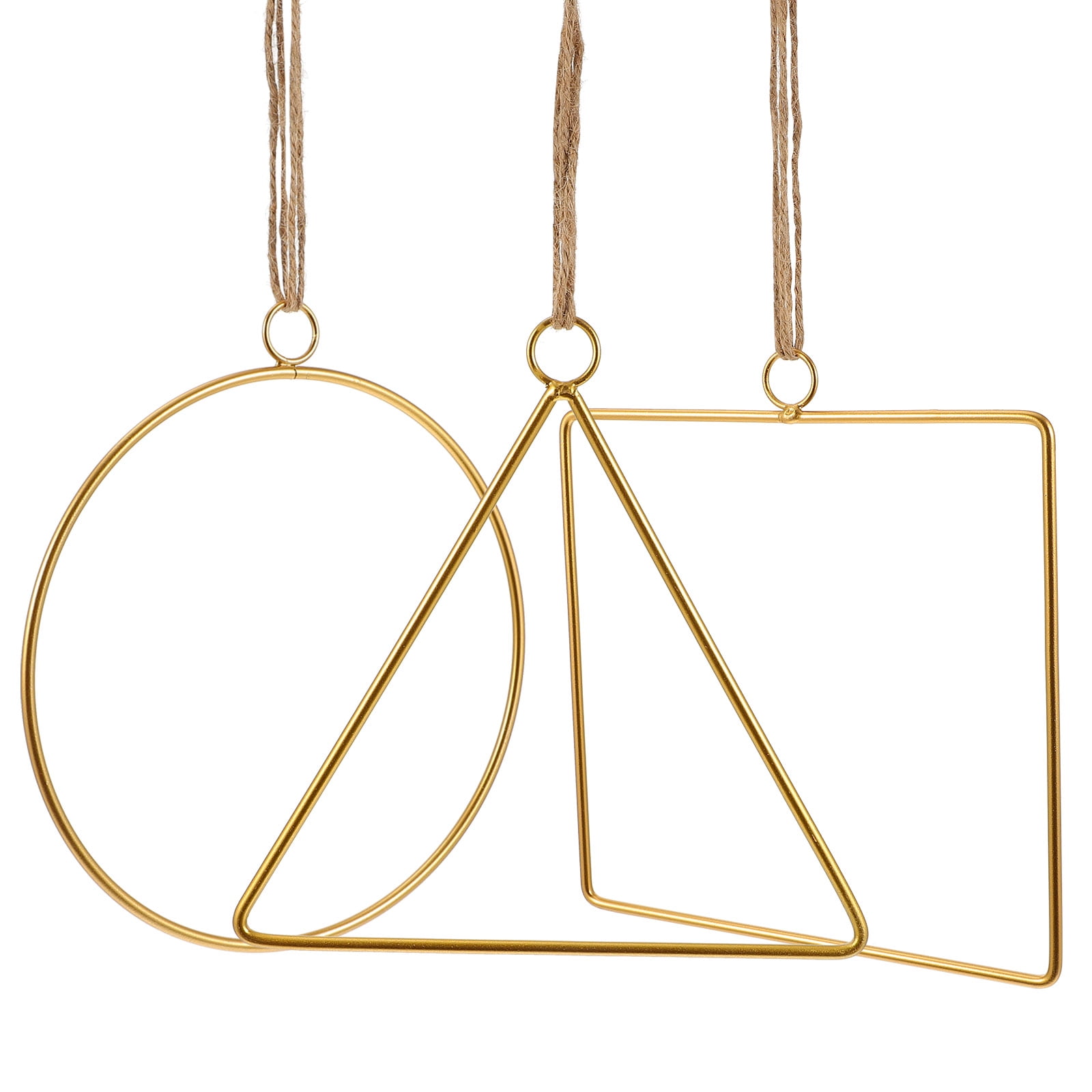 Zcyifa Iron Wreath Loops 3 Sets Flower Wreath DIY Hoops Garland Iron