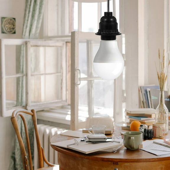 Zcyifa Light Socket 3pcs Keyless E26 Light Socket Durable E26 Lamp Socket Replacement E26 Lamp Holder (US Plug)