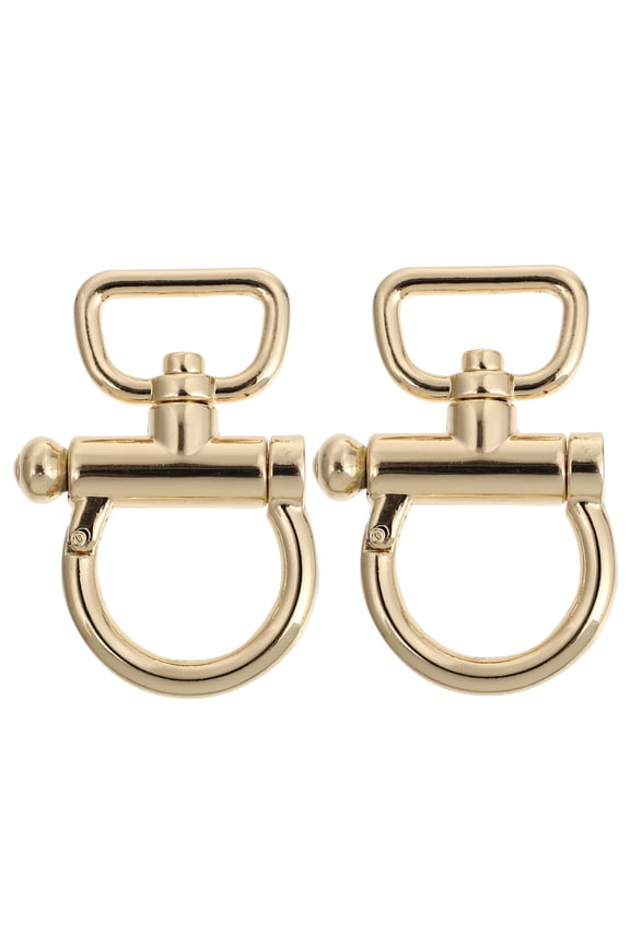 Metal Buckles for Chain Strap Bag Replacement 2pcs Golden