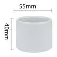 thumbnail image 1 of Zcyifa Metal Lamp Shade Collar Rings - 2pcs Light Socket Shade Ring Ceramic Porcelain Socket Rings For Medium-base Ceramic Sockets Lock E26 E27, 1 of 10